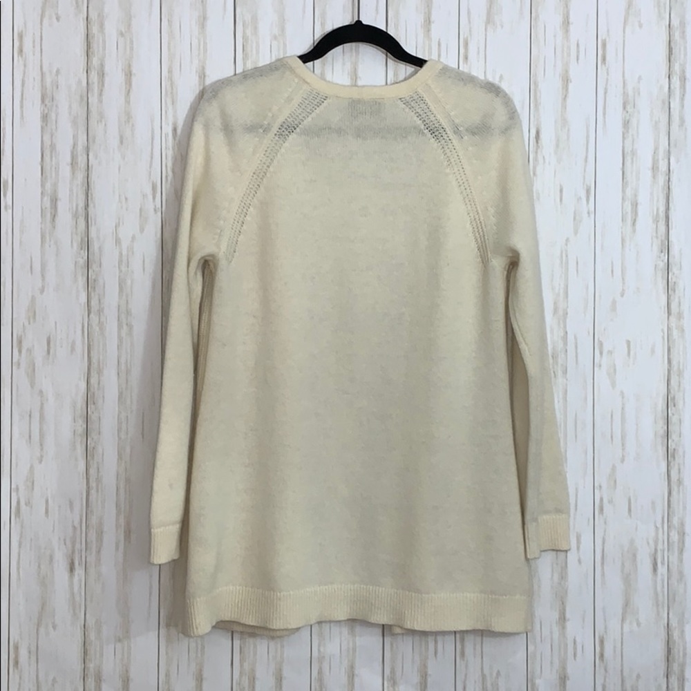 Size L Pendleton Open Front Wool Blend Cardigan - image 2